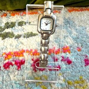 LEI Silver Tone Women's Watch